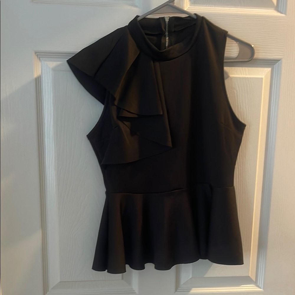 Elegant Black Sleeveless Top